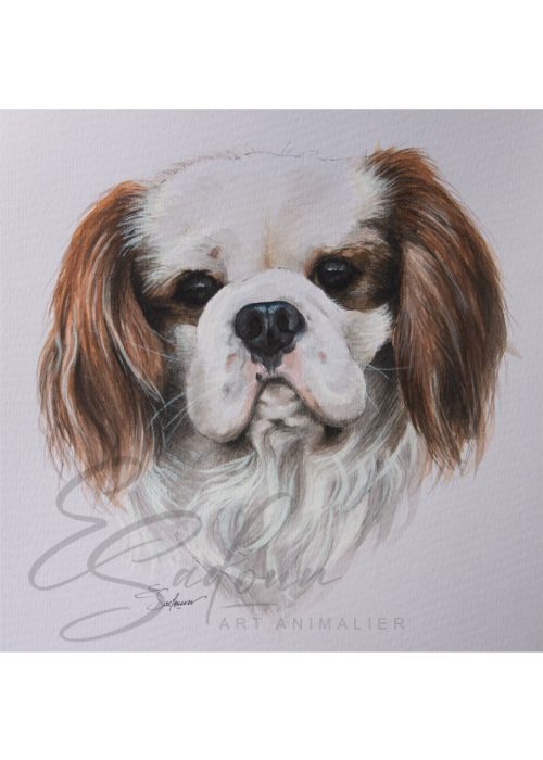 Seven, techniques mixtes, 20x20cm, décembre 2024